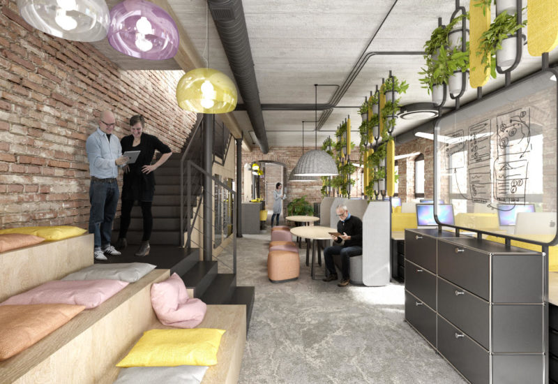 BUD 2 – Lokal biurowy usługowy 540 m2  , Łódź Centrum, Słowiańska 1/9